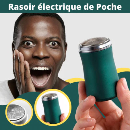 Mini rasoir électrique portable, couteau, visage, barbe