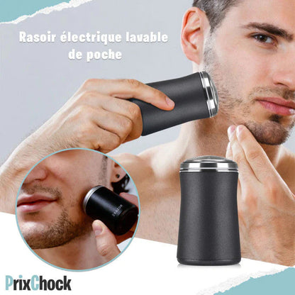 Mini rasoir électrique portable, couteau, visage, barbe